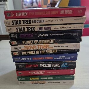 Star Trek Book Collection, 12 Total